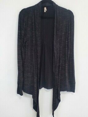 Peach brand dark active-wear‎ sweater cardigan